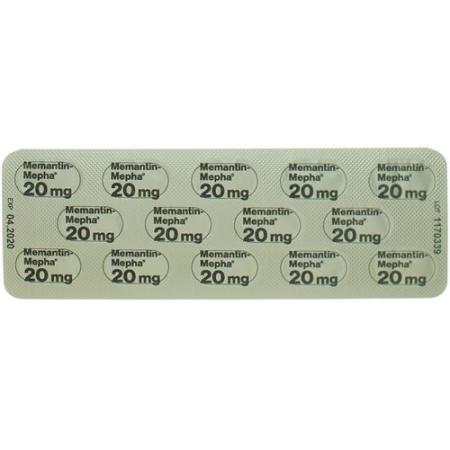 Memantine-Mepha Lactab 20 mg 98 pcs - PrimeCare Global