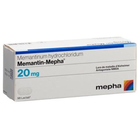 Memantine-Mepha Lactab 20 mg 98 pcs - PrimeCare Global