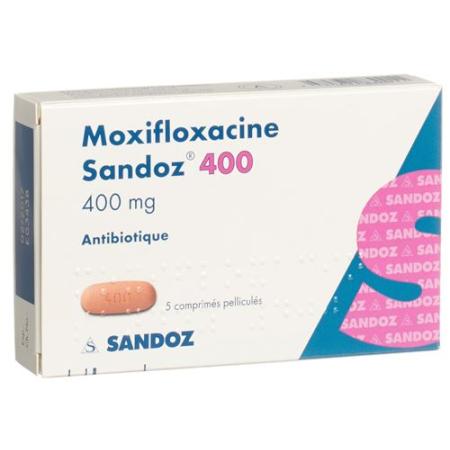Moxifloxacin Sandoz Filmtabl 400 mg 5 pcs - PrimeCare Global