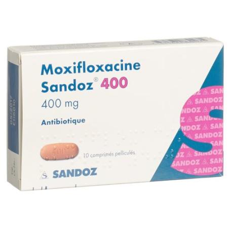 Moxifloxacin Sandoz Filmtabl 400 mg 10 pcs - PrimeCare Global