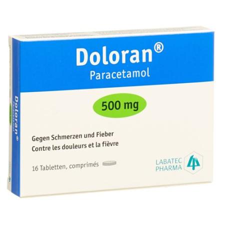Doloran Tabletten 500mg 16 Stück - PrimeCare Global