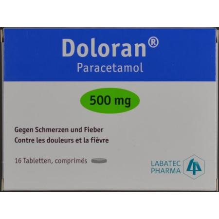 Doloran Tabletten 500mg 16 Stück - PrimeCare Global