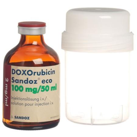 Doxorubicin Sandoz eco Inj L&ouml;s 100 mg/50ml 50 ml - PrimeCare Global