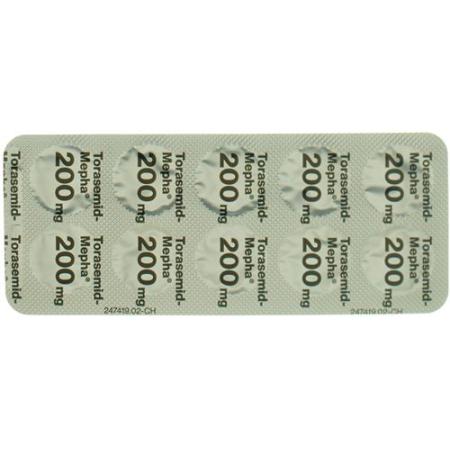 Torasemid-Mepha Tabl 200 mg 100 pcs - PrimeCare Global
