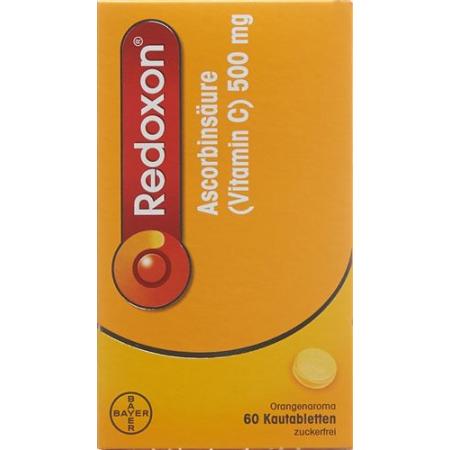Redoxon chewable tablets 500 mg orange flavor sugar-free 60 pcs - PrimeCare Global