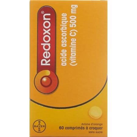 Redoxon chewable tablets 500 mg orange flavor sugar-free 60 pcs - PrimeCare Global