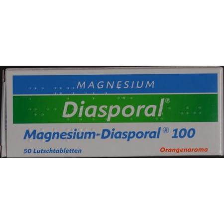 Magnesium Diasporal lozenges 100 mg orange flavor 50 pcs - PrimeCare Global