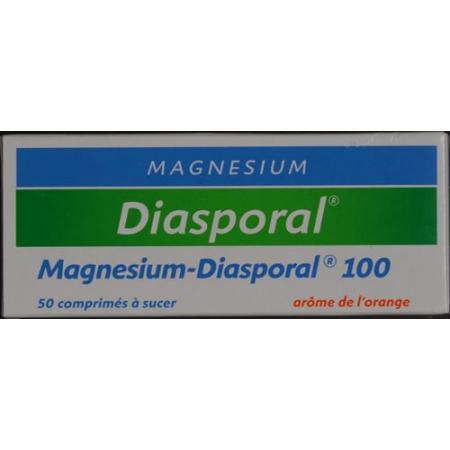 Magnesium Diasporal lozenges 100 mg orange flavor 50 pcs - PrimeCare Global