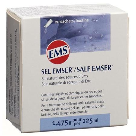 Emser salt Plv 20 bags 1,475 g - PrimeCare Global