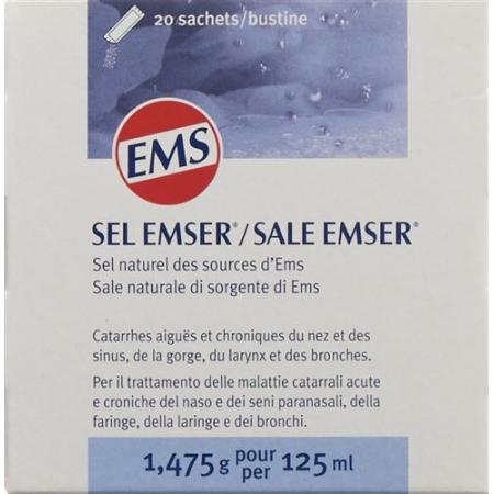 Emser salt Plv 20 bags 1,475 g - PrimeCare Global