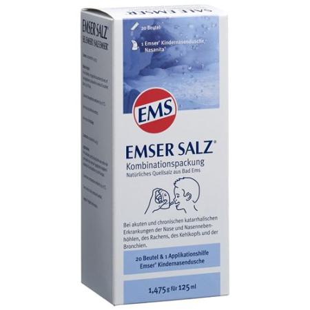 Emser salt combination pack children's nose shower - PrimeCare Global