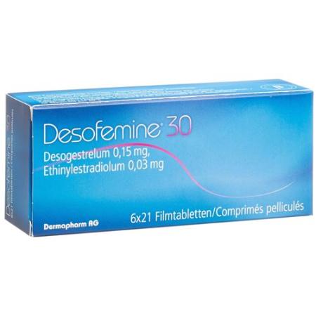 Desofemine 30 film tablets 6 x 21 pcs - PrimeCare Global