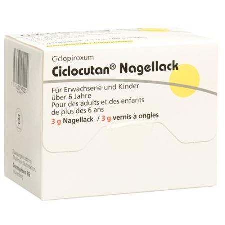 Ciclocutan Nagellack L&ouml;s 80 mg/g 2 x 3 g - PrimeCare Global