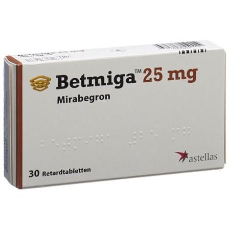 Betmiga Ret Tabl 25 mg 30 pcs - PrimeCare Global