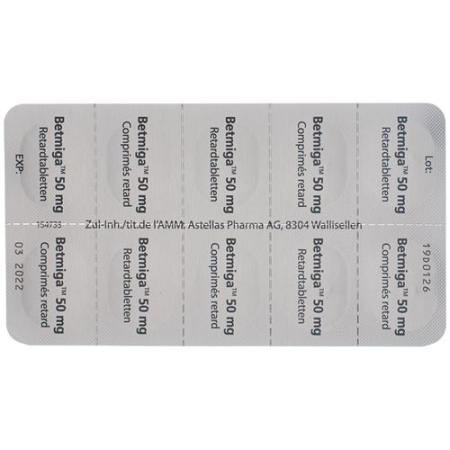 Betmiga Ret Tabl 50 mg 30 pcs - PrimeCare Global