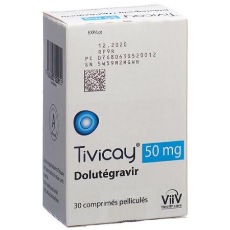 Tivicay film tabl 50 mg bottle 30 pcs - PrimeCare Global
