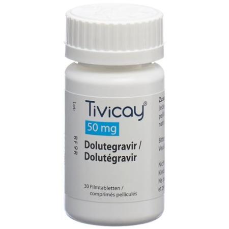 Tivicay film tabl 50 mg bottle 30 pcs - PrimeCare Global