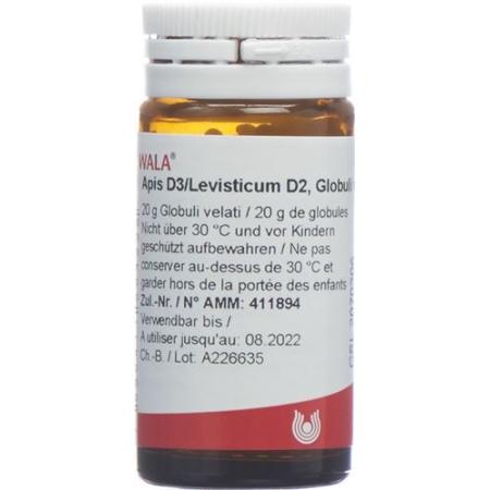 Wala Apis D3/Levisticum D2 Glob 20 g - PrimeCare Global