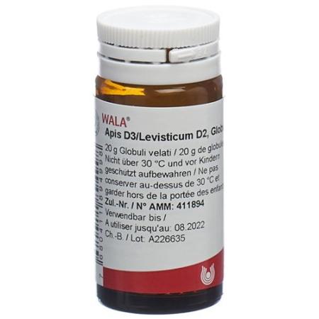 Wala Apis D3/Levisticum D2 Glob 20 g - PrimeCare Global