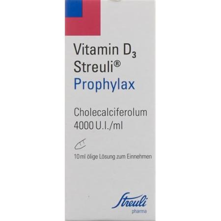 Vitamin D3 Streuli 4000 IU/ml prophylaxis oral solution 10 - PrimeCare Global