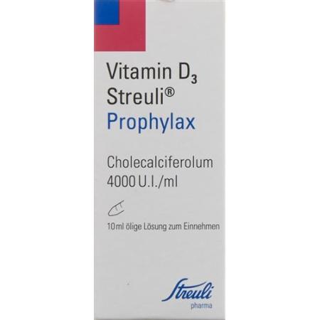 Vitamin D3 Streuli 4000 IU/ml prophylaxis oral solution 10 - PrimeCare Global