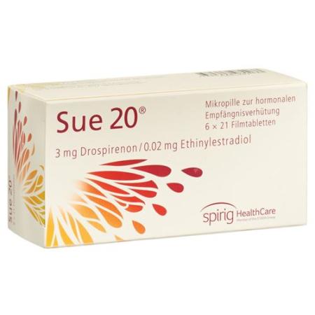 Sue 20 film tabl 6 x 21 pcs - PrimeCare Global