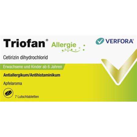 Triofan allergy lozenges 7 pcs - PrimeCare Global