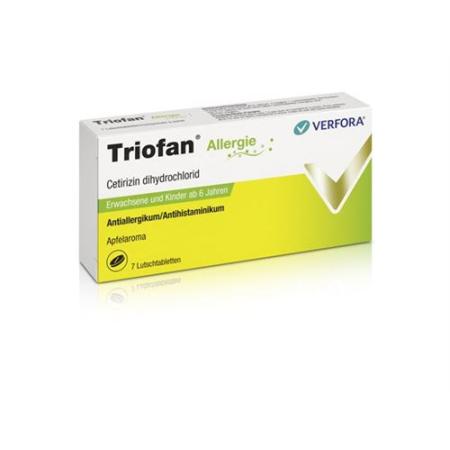 Triofan allergy lozenges 7 pcs - PrimeCare Global