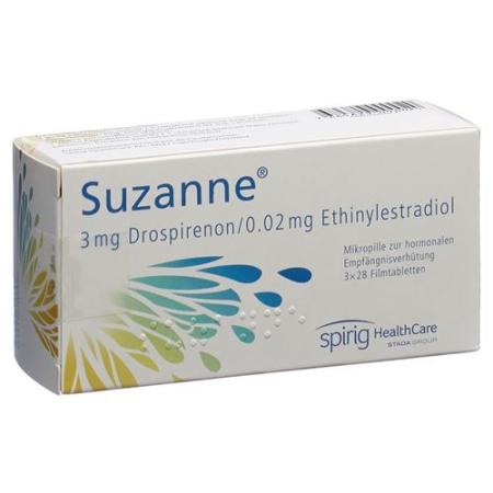 Suzanne film tabl 3 x 28 pcs - PrimeCare Global