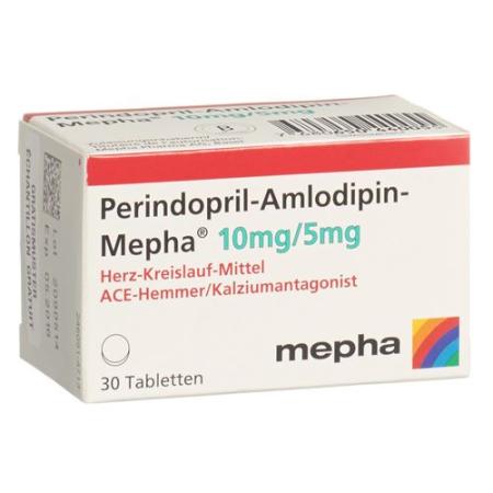Perindopril-Amlodipin-Mepha Tabl 10mg/5mg Ds 90 pcs - PrimeCare Global