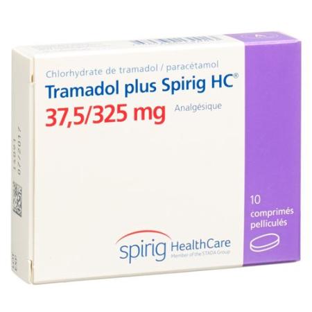 Tramadol plus Spirig HC Filmtablet 37.5/325mg 10 pcs - PrimeCare Global