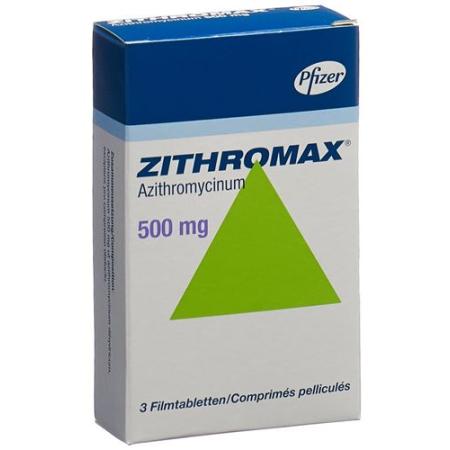 Zithromax Filmtablet 500 mg 3 pcs - PrimeCare Global