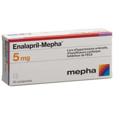 Enalapril-Mepha Tabl 5 mg 30 pcs - PrimeCare Global
