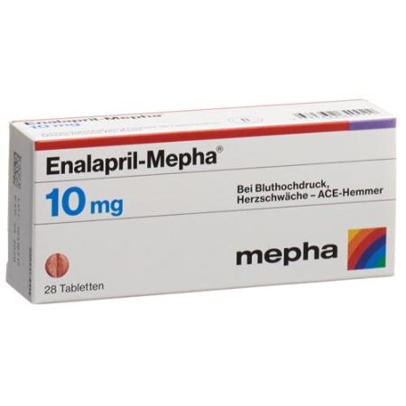 Enalapril-Mepha Tabl 10 mg 28 pcs - PrimeCare Global