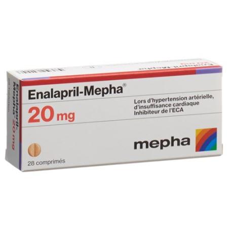 Enalapril-Mepha Tabl 20 mg 98 pcs - PrimeCare Global