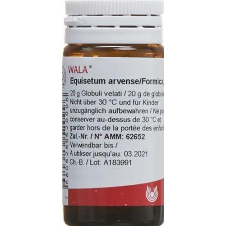 Wala Equisetum arvense/Formica Glob 20 g - PrimeCare Global