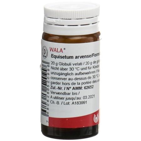 Wala Equisetum arvense/Formica Glob 20 g - PrimeCare Global