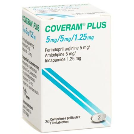 Coveram plus Filmtablet 5/5/1.25mg Ds 30 pcs - PrimeCare Global