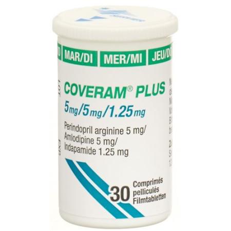 Coveram plus Filmtablet 5/5/1.25mg Ds 90 pcs - PrimeCare Global