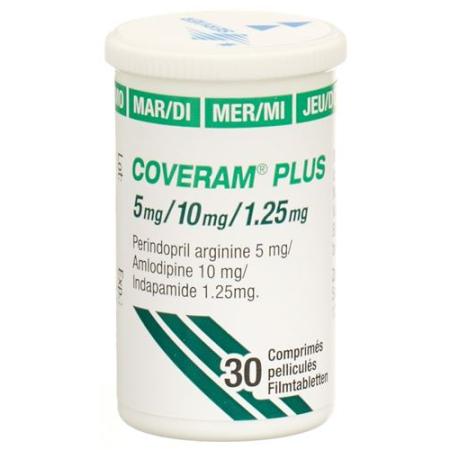 Coveram plus Filmtablet 5/10/1.25mg Ds 30 pcs - PrimeCare Global