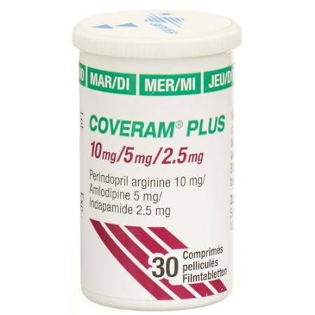 Coveram plus Filmtablet 10/5/2.5mg Ds 90 pcs - PrimeCare Global