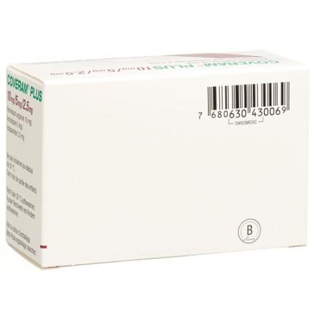 Coveram plus Filmtablet 10/5/2.5mg Ds 90 pcs - PrimeCare Global