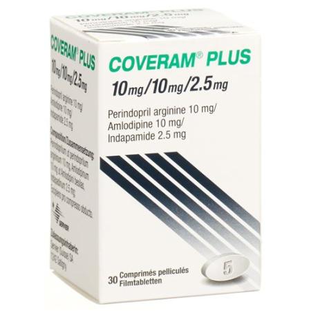 Coveram plus Filmtablet 10/10/2.5mg Ds 30 pcs - PrimeCare Global