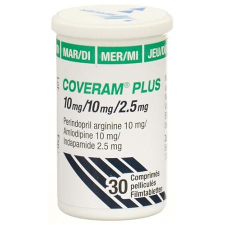 Coveram plus Filmtablet 10/10/2.5mg Ds 90 pcs - PrimeCare Global