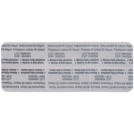 Potassium Iodide 65 AApot Tablets 65 mg 12 pcs - PrimeCare Global