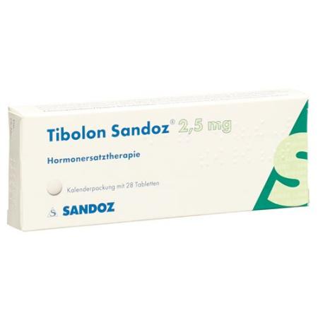 Tibolon Sandoz Tabl 2.5 mg 28 pcs - PrimeCare Global