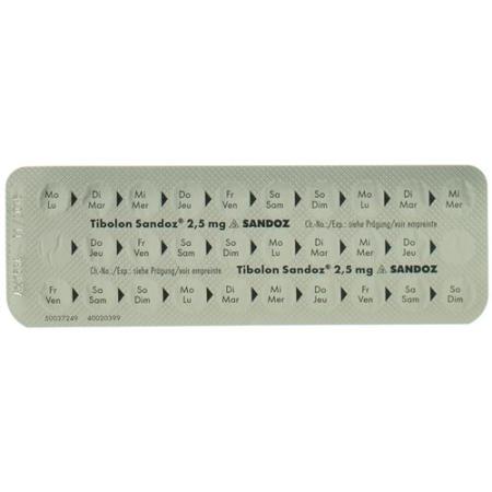 Tibolon Sandoz Tabl 2.5 mg 28 pcs - PrimeCare Global