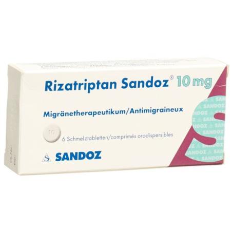 Rizatriptan Sandoz Melting Tabl 10 mg 6 pcs - PrimeCare Global