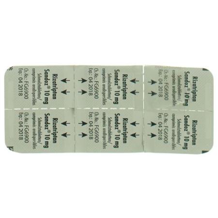Rizatriptan Sandoz Melting Tabl 10 mg 6 pcs - PrimeCare Global