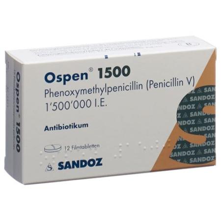 Ospen 1500 film tabl 1.5 million IU 12 pcs - PrimeCare Global